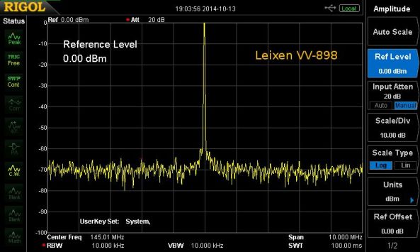 Leixen VV-898 phase noise