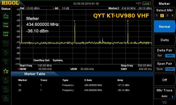 QYT KT-UV980 VHF